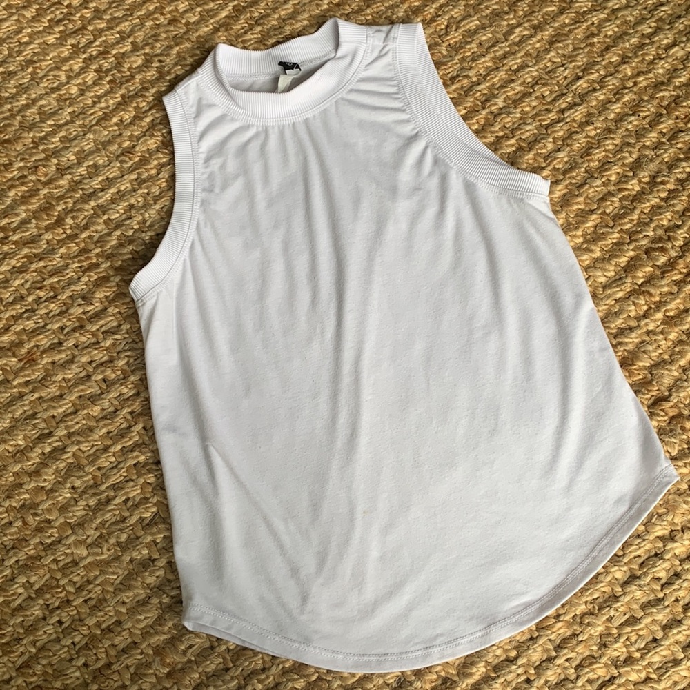 White “Pulse Rib Tank” from Revolve Size Small - Picture 3 of 7